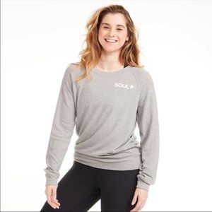 Gray SoulCycle Hacci Sweatshirt